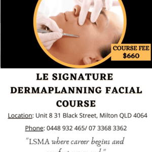 SKIN DERMAPLANING FACIAL COURSE